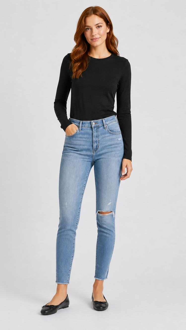 Abercrombie Fitch Womens Blue Denim Super Skinny Ankle High Rise Jeans 32L NWT